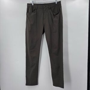 Vuori Men's Meta Athletic Slim Pants Dark Green Size 32
